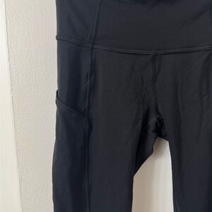 Lululemon Athletica Black Leggings with Side Pockets